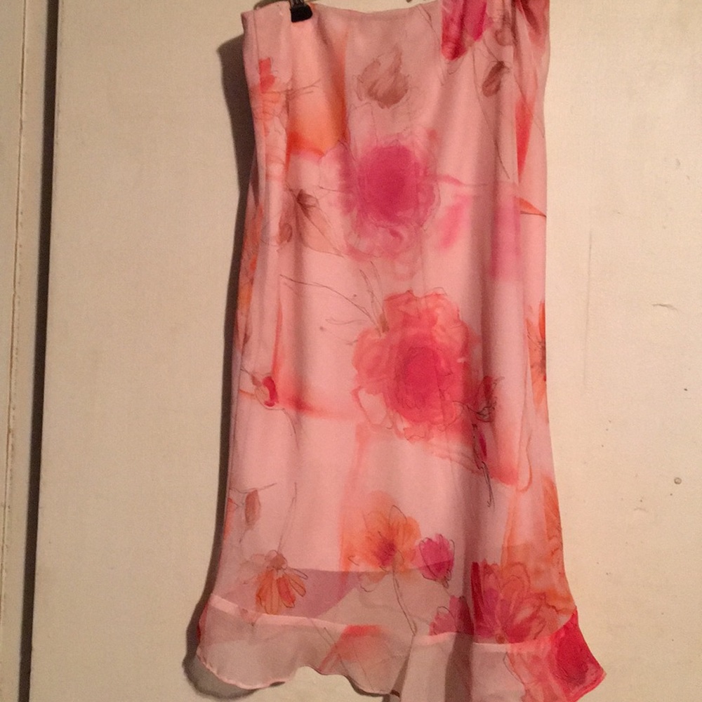 Skirt with ruffles on bottom